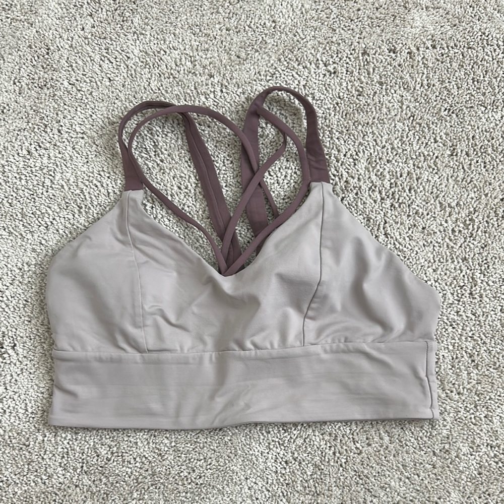 EUC lululemon longline sports bra